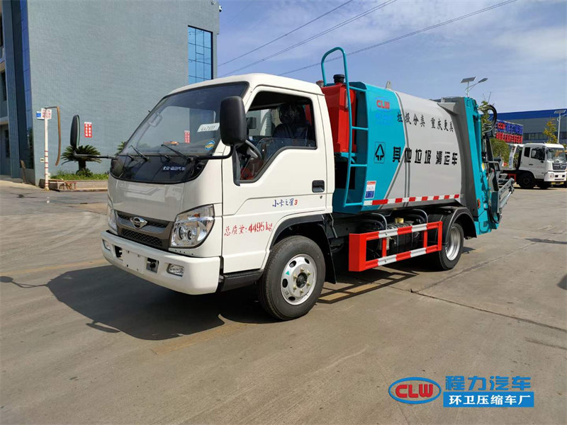 福田時代藍牌壓縮垃圾車現(xiàn)車